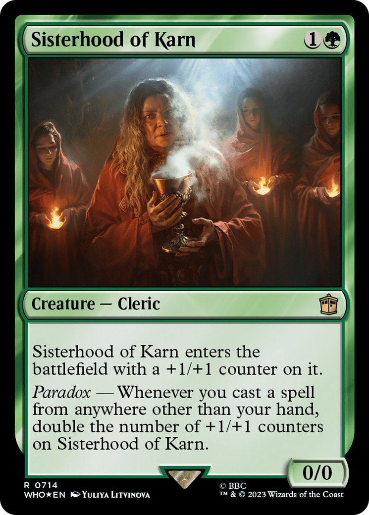 Sisterhood of Karn (Surge Foil) [Doctor Who] | Grognard Games