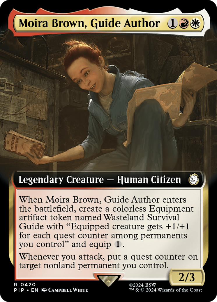 Moira Brown, Guide Author (Extended Art) [Fallout] | Grognard Games