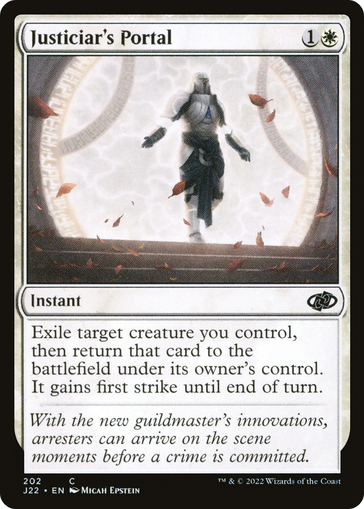 Justiciar's Portal [Jumpstart 2022] | Grognard Games