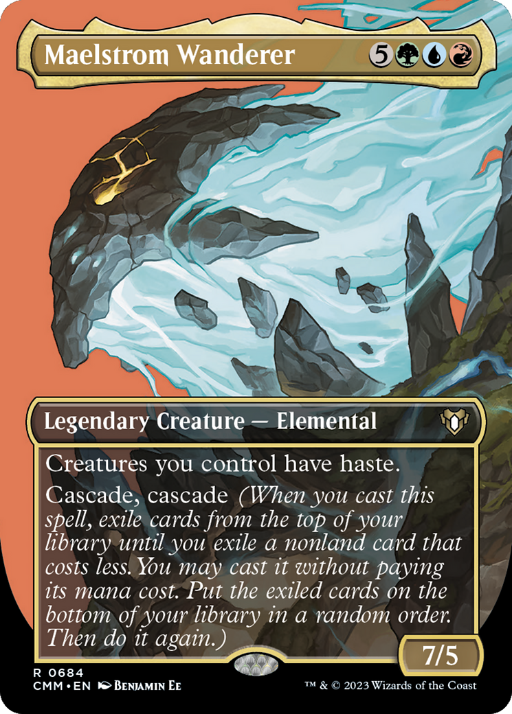 Maelstrom Wanderer (Borderless Profile) [Commander Masters] | Grognard Games