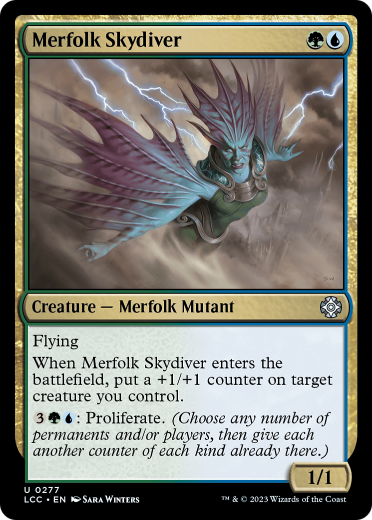 Merfolk Skydiver [The Lost Caverns of Ixalan Commander] | Grognard Games
