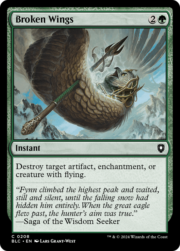 Broken Wings [Bloomburrow Commander] | Grognard Games