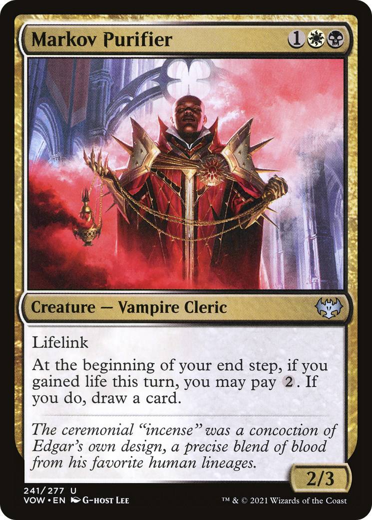Markov Purifier [Innistrad: Crimson Vow] | Grognard Games