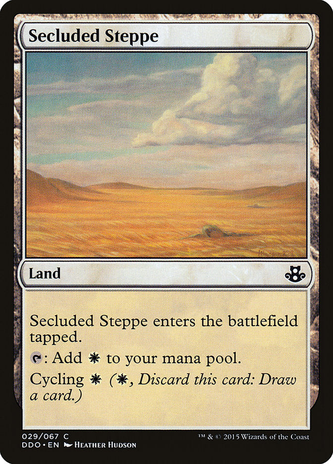 Secluded Steppe [Duel Decks: Elspeth vs. Kiora] | Grognard Games