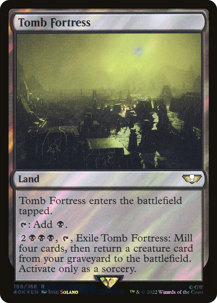 Tomb Fortress (Surge Foil) [Universes Beyond: Warhammer 40,000] | Grognard Games
