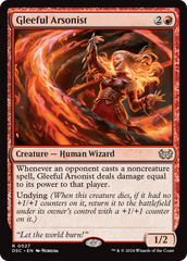 Gleeful Arsonist [Duskmourn: House of Horror Commander] | Grognard Games