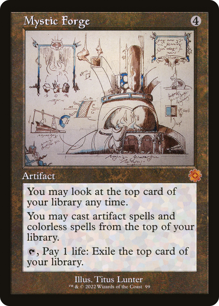 Mystic Forge (Retro Schematic) [The Brothers' War Retro Artifacts] | Grognard Games