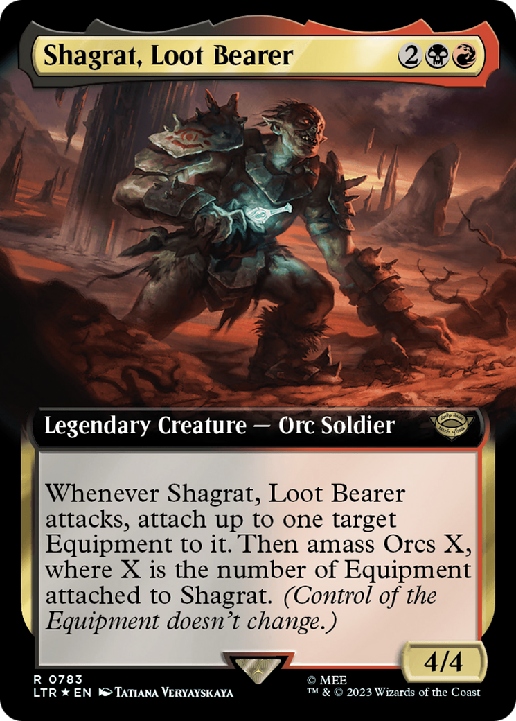 Shagrat, Loot Bearer (Extended Art) (Surge Foil) [The Lord of the Rings: Tales of Middle-Earth] | Grognard Games