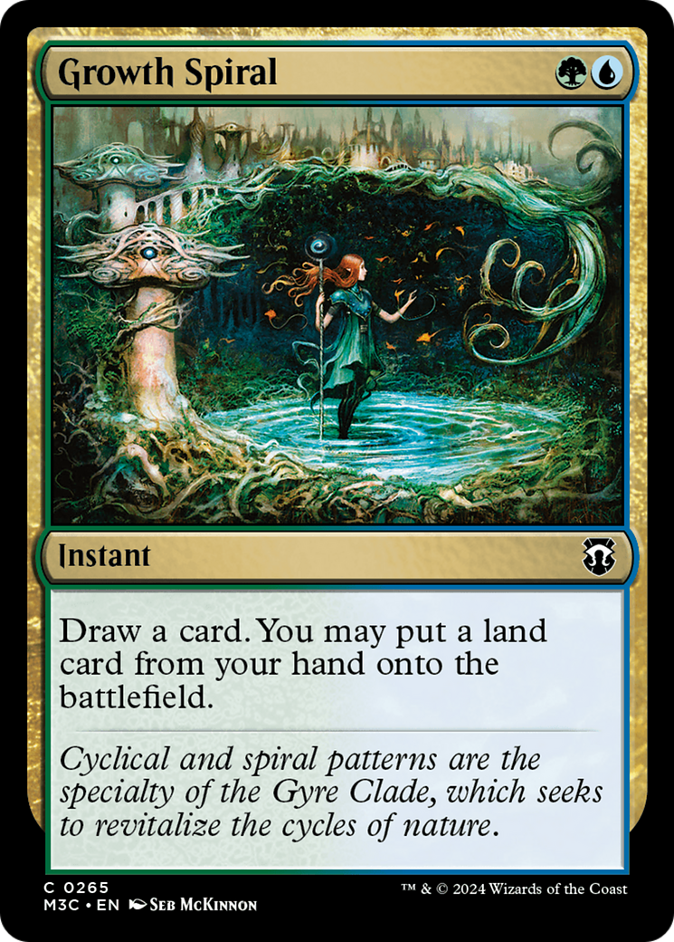 Growth Spiral (M3C-265) - Modern Horizons 3 Commander Foil | Grognard Games