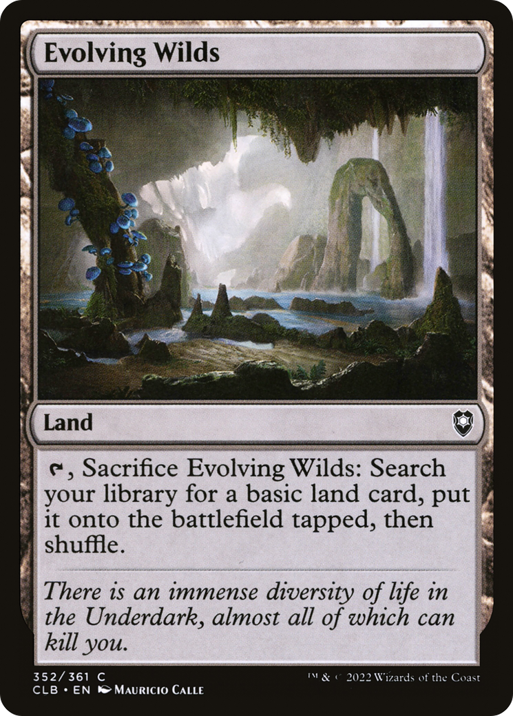 Evolving Wilds [Commander Legends: Battle for Baldur's Gate] | Grognard Games