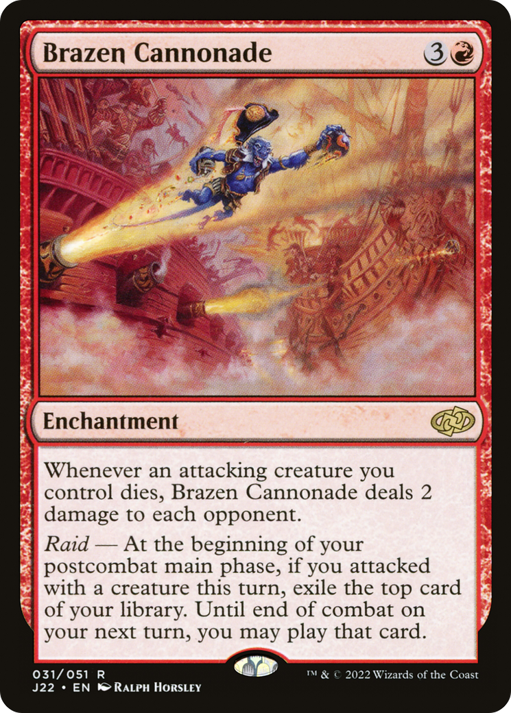 Brazen Cannonade [Jumpstart 2022] | Grognard Games