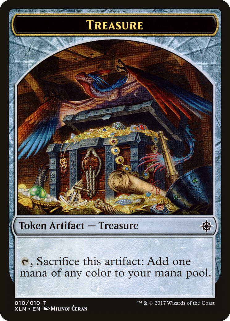 Treasure (XLN-010) - Ixalan Tokens Foil | Grognard Games