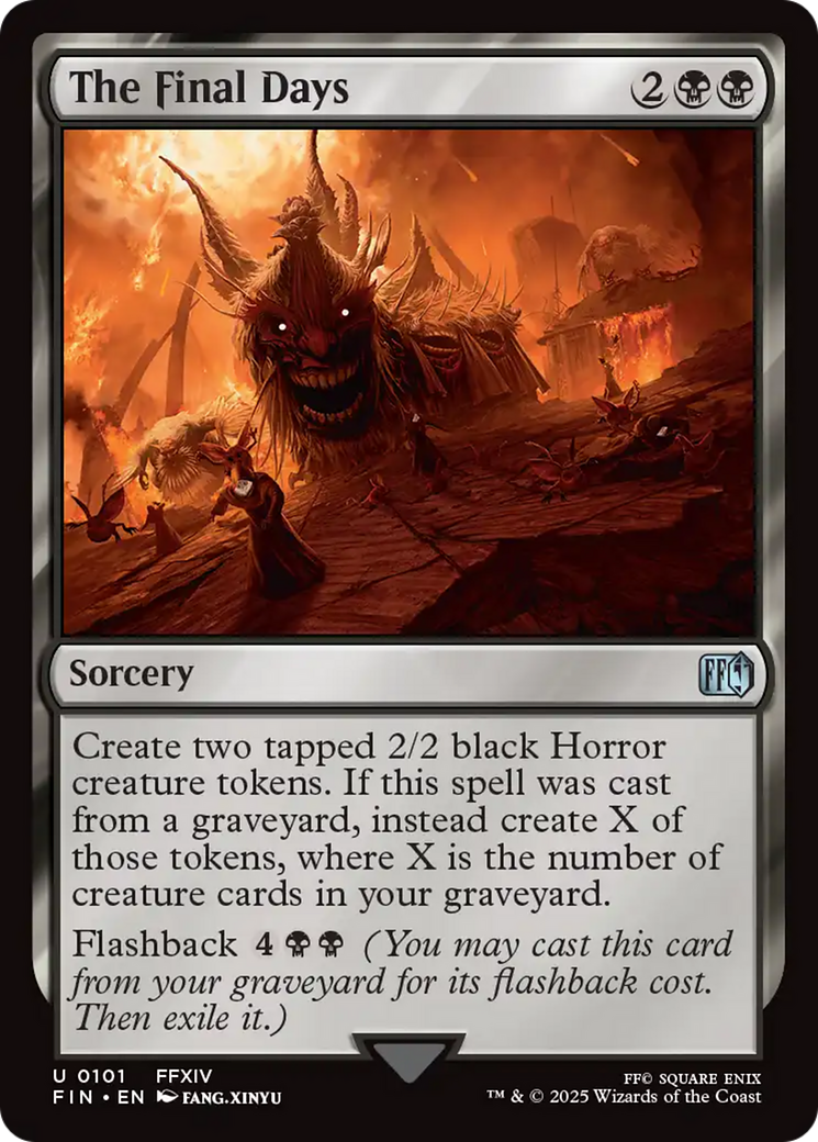 The Final Days (FIN-101) - FINAL FANTASY Foil | Grognard Games