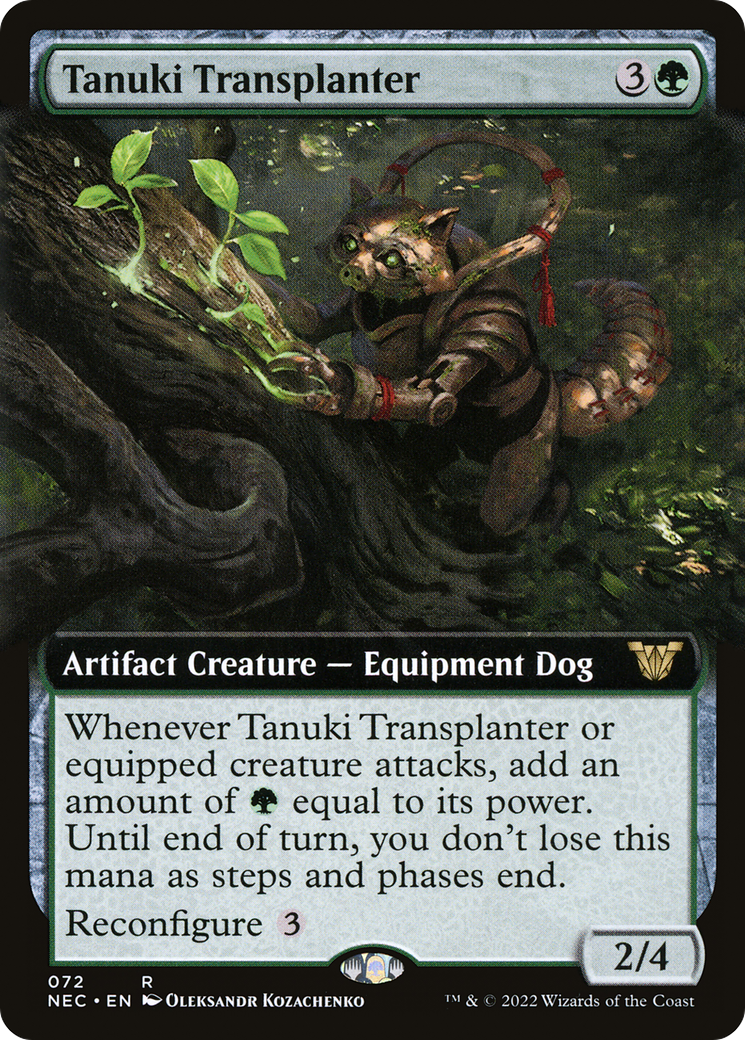 Tanuki Transplanter (Extended) [Kamigawa: Neon Dynasty Commander] | Grognard Games