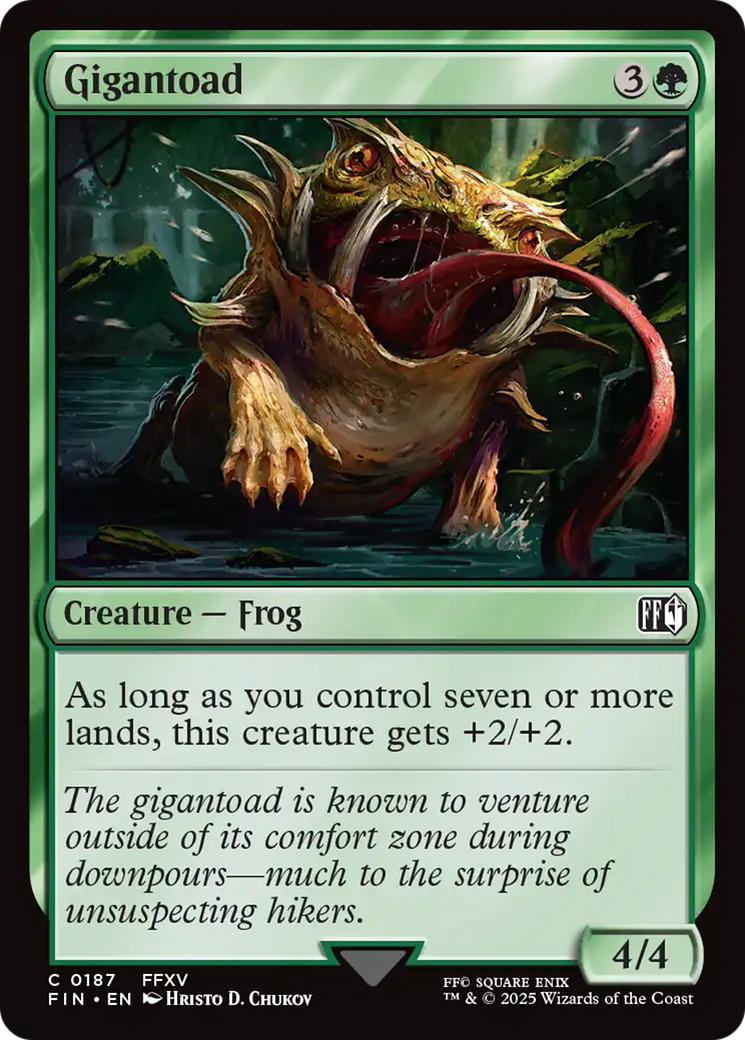 Gigantoad (FIN-187) - FINAL FANTASY Foil | Grognard Games