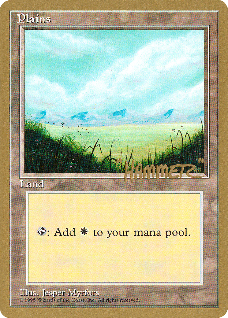 Plains (shr364) (Shawn "Hammer" Regnier) [Pro Tour Collector Set] | Grognard Games