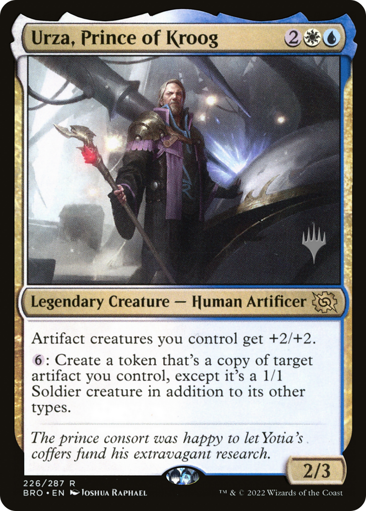 Urza, Prince of Kroog (Promo Pack) [The Brothers' War Promos] | Grognard Games