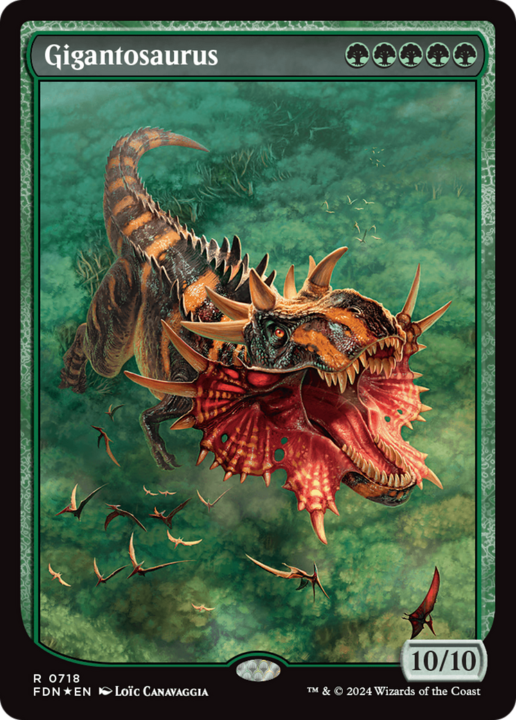 Gigantosaurus (Full Art) [Foundations] | Grognard Games