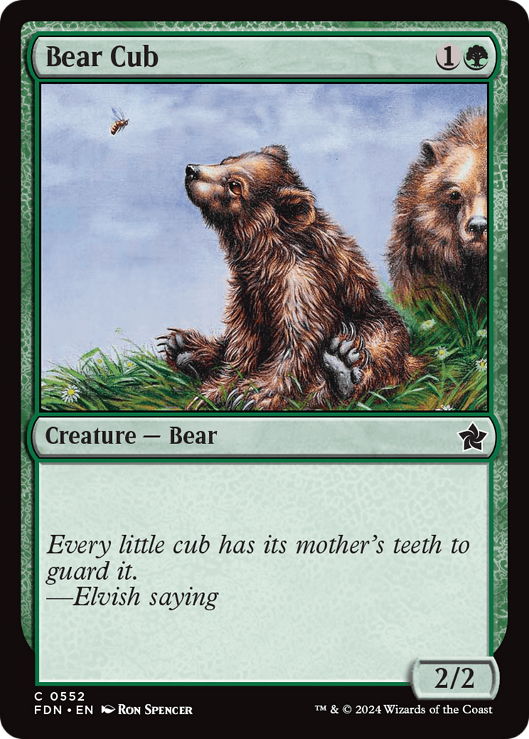 Bear Cub [Foundations] | Grognard Games