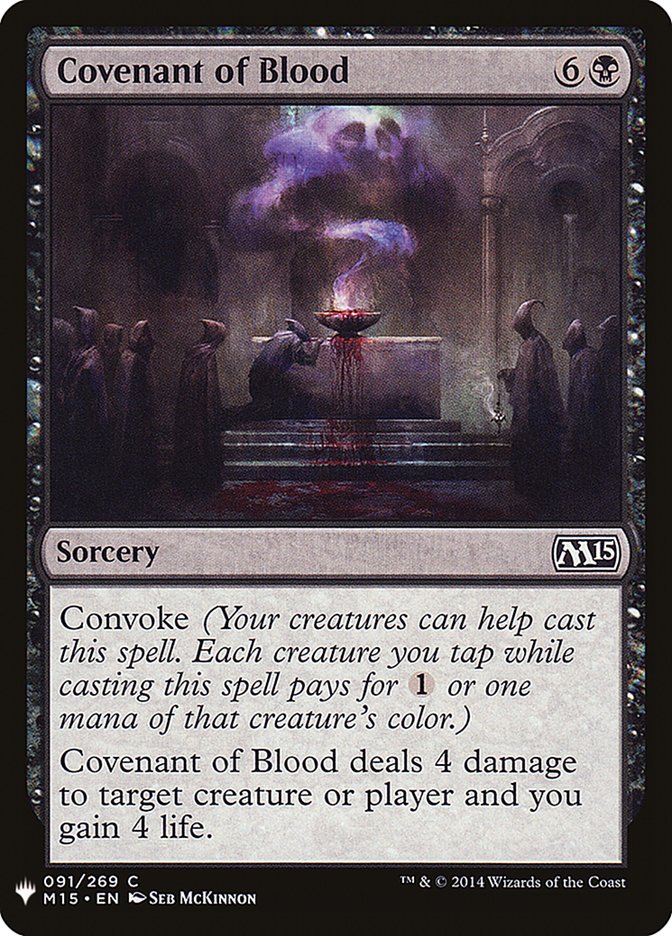 Covenant of Blood [Mystery Booster] | Grognard Games