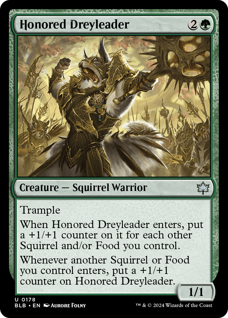Honored Dreyleader [Bloomburrow] | Grognard Games