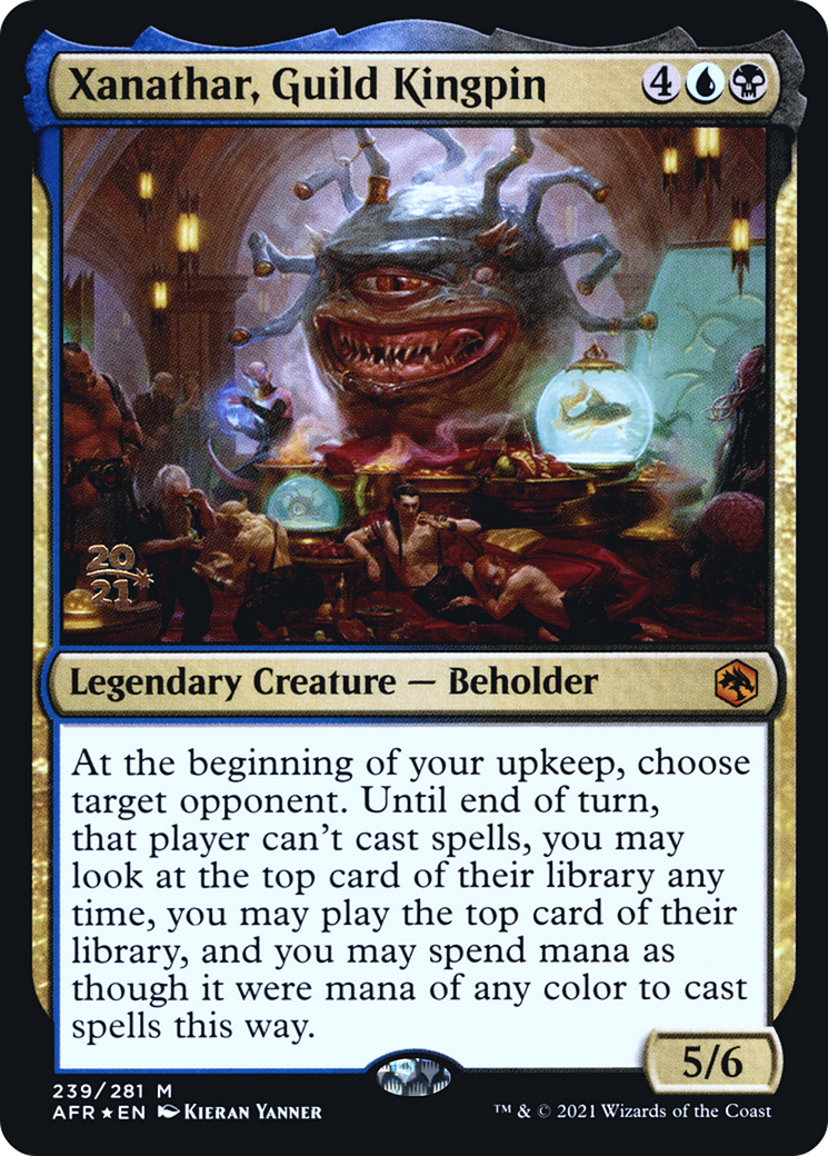 Xanathar, Guild Kingpin [Dungeons & Dragons: Adventures in the Forgotten Realms Prerelease Promos] | Grognard Games