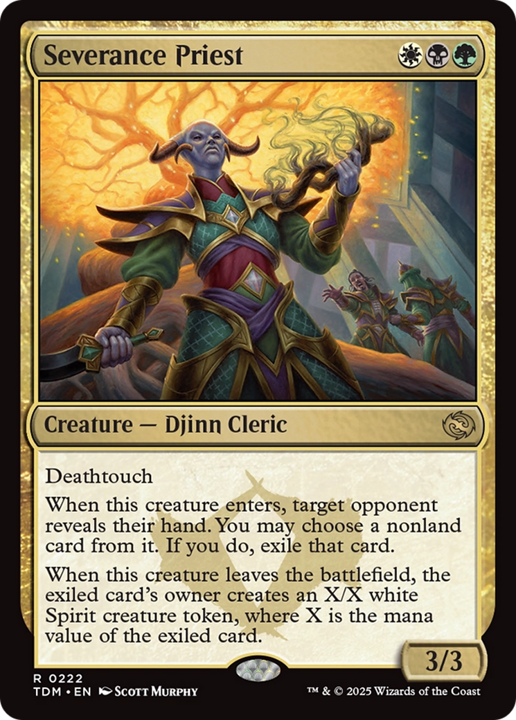 Severance Priest [Tarkir: Dragonstorm] | Grognard Games