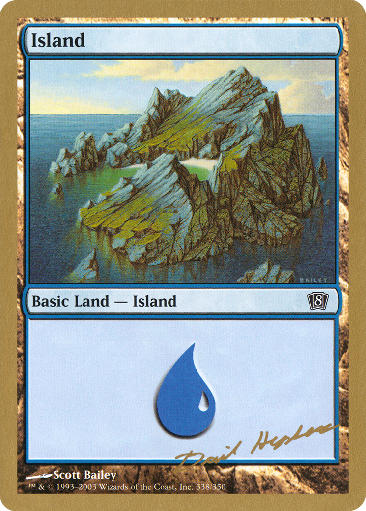 Island (dh338) (Dave Humpherys) [World Championship Decks 2003] | Grognard Games