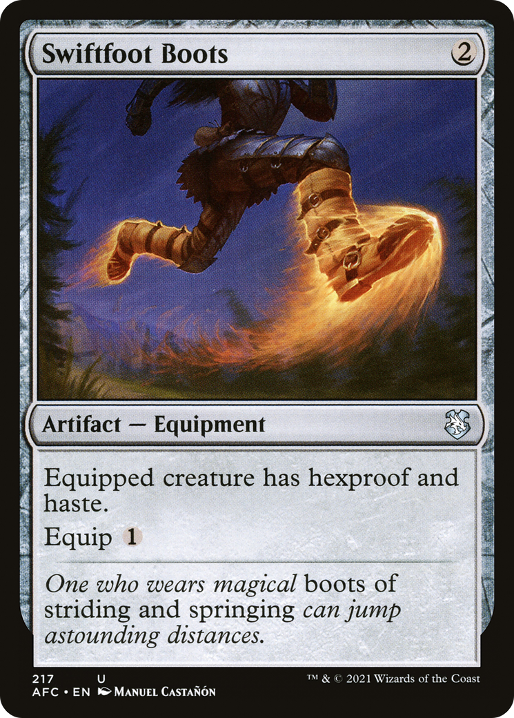 Swiftfoot Boots [Dungeons & Dragons: Adventures in the Forgotten Realms Commander] | Grognard Games