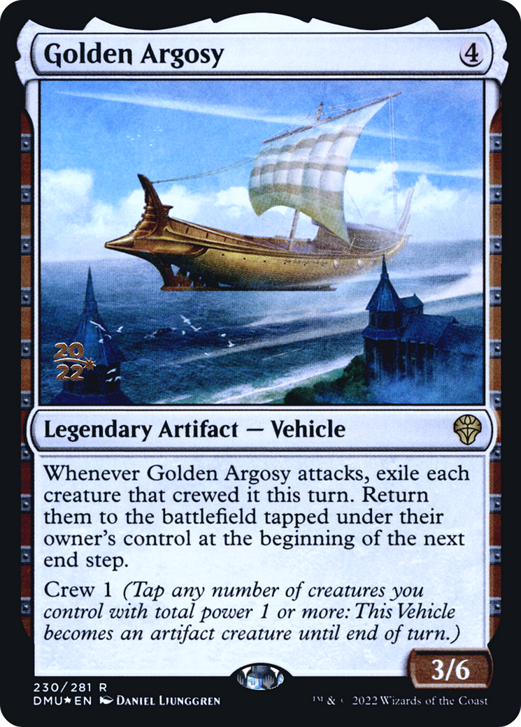 Golden Argosy [Dominaria United Prerelease Promos] | Grognard Games