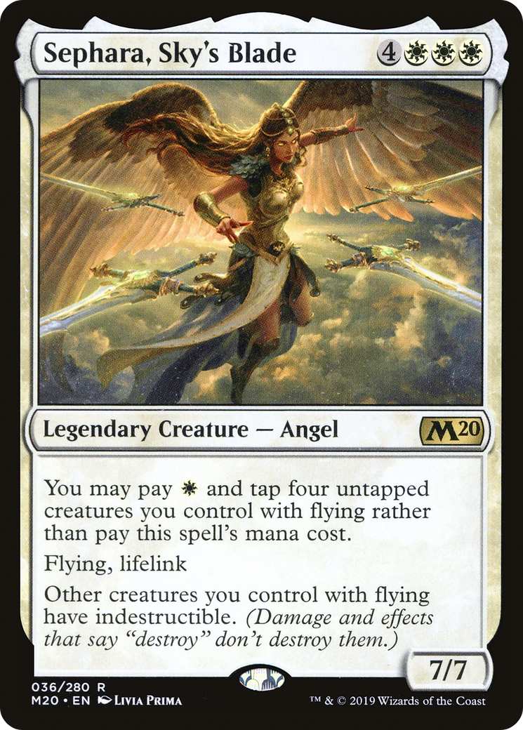 Sephara, Sky's Blade [Core Set 2020] | Grognard Games