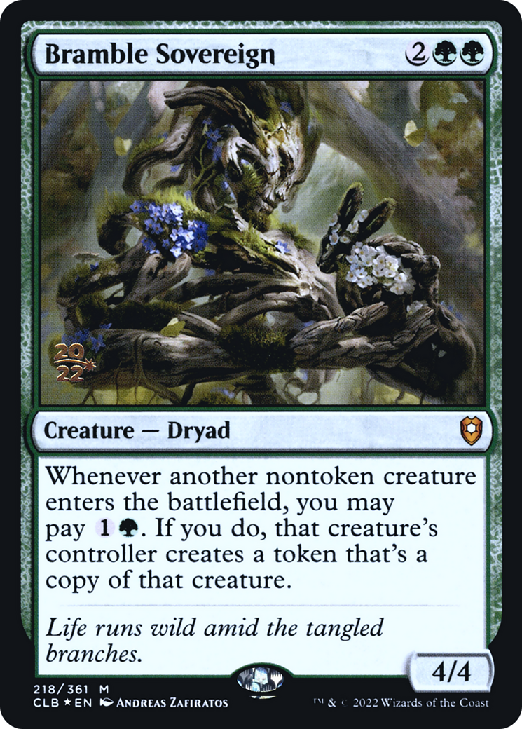 Bramble Sovereign [Commander Legends: Battle for Baldur's Gate Prerelease Promos] | Grognard Games