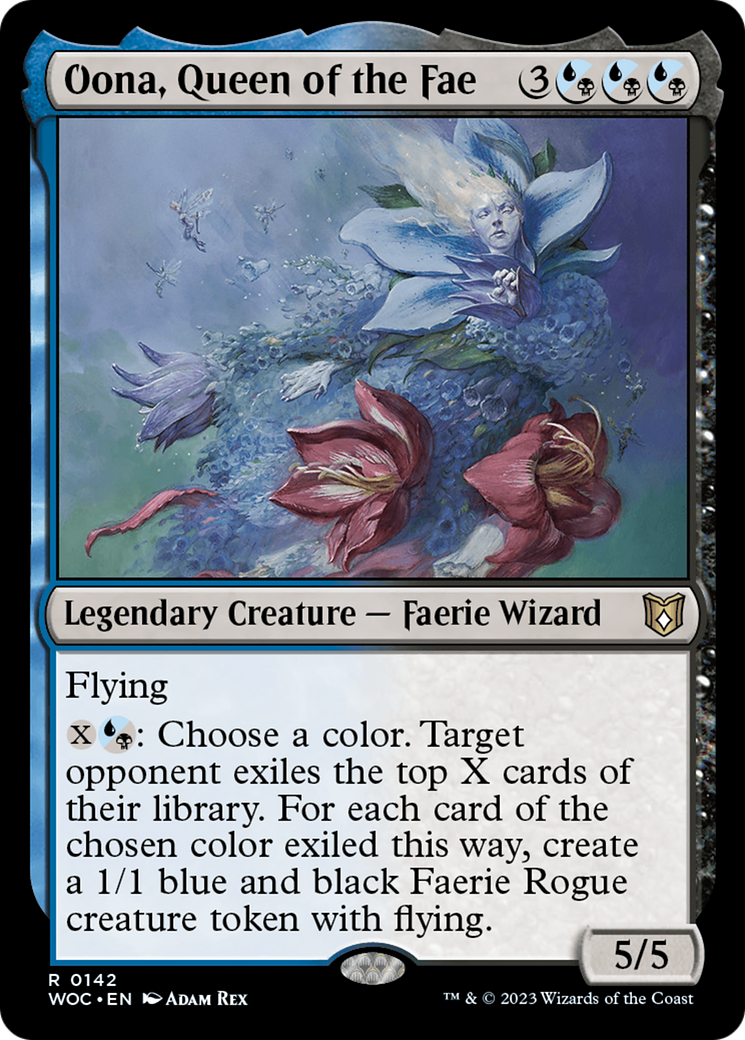 Oona, Queen of the Fae [Wilds of Eldraine Commander] | Grognard Games