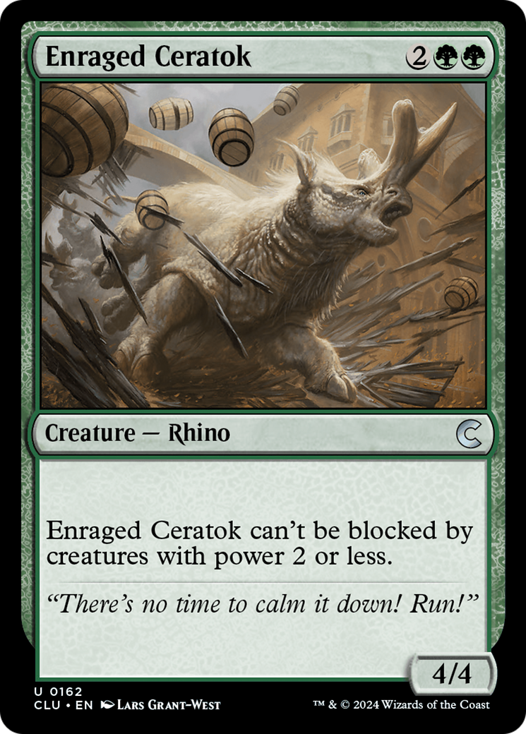Enraged Ceratok [Ravnica: Clue Edition] | Grognard Games