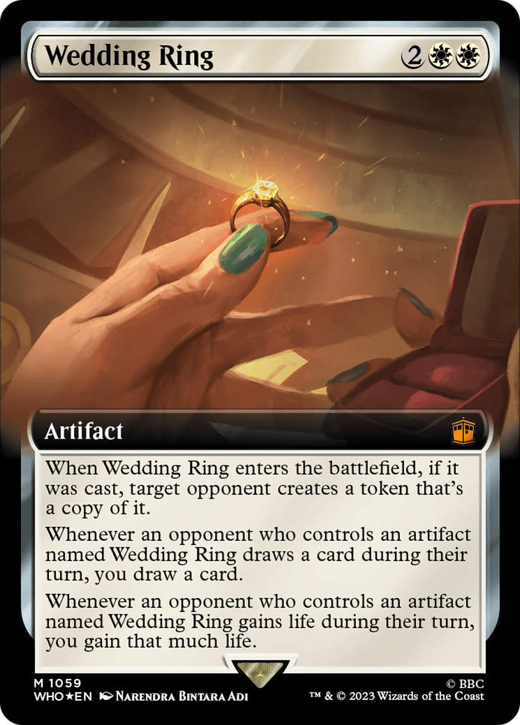 Wedding Ring (Extended Art) (Surge Foil) [Doctor Who] | Grognard Games