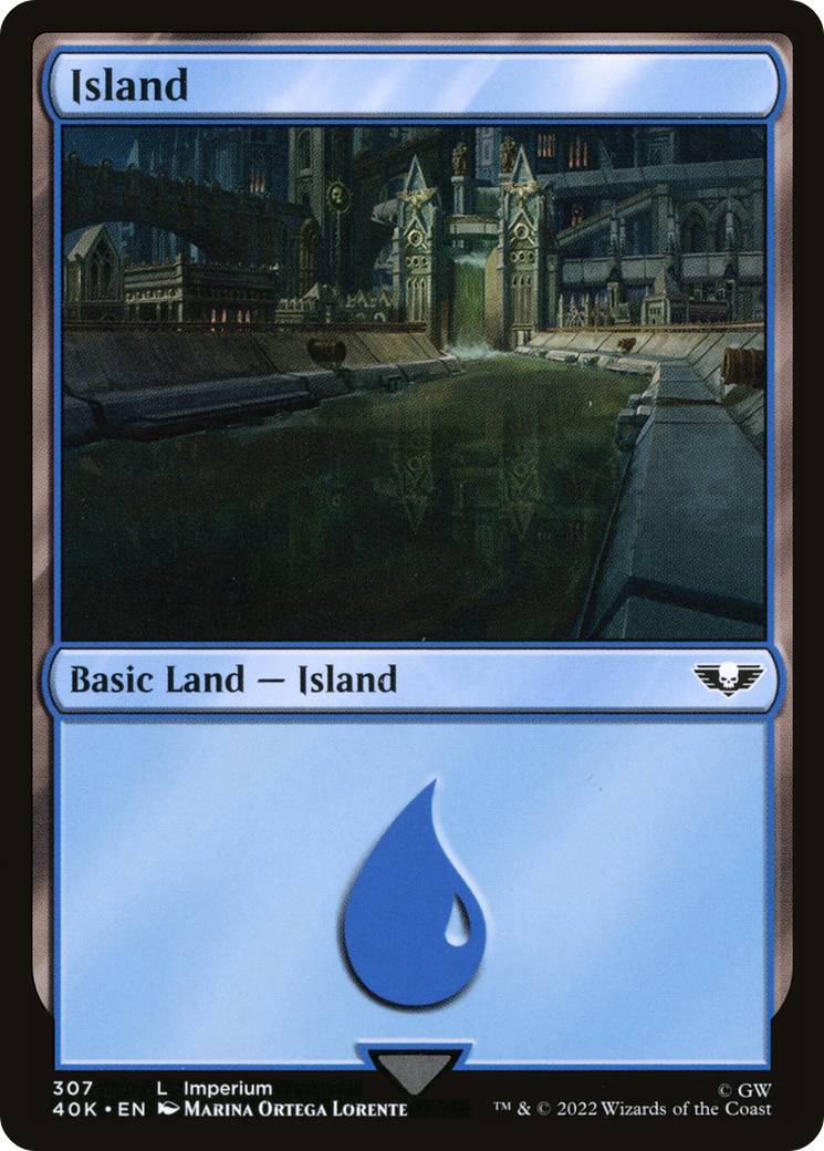 Island (307) [Universes Beyond: Warhammer 40,000] | Grognard Games