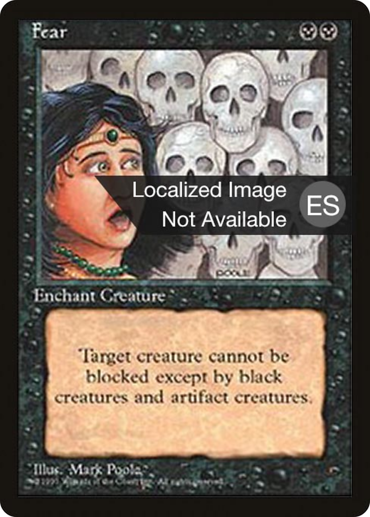 Fear [Fourth Edition (Foreign Black Border)] | Grognard Games