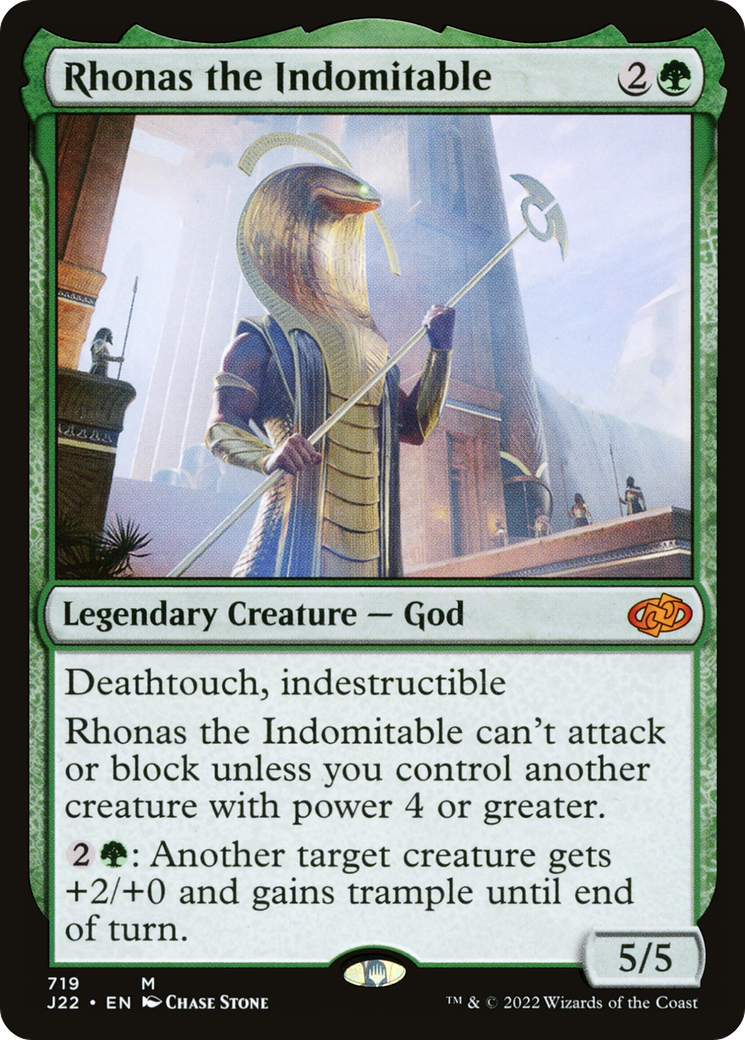 Rhonas the Indomitable [Jumpstart 2022] | Grognard Games