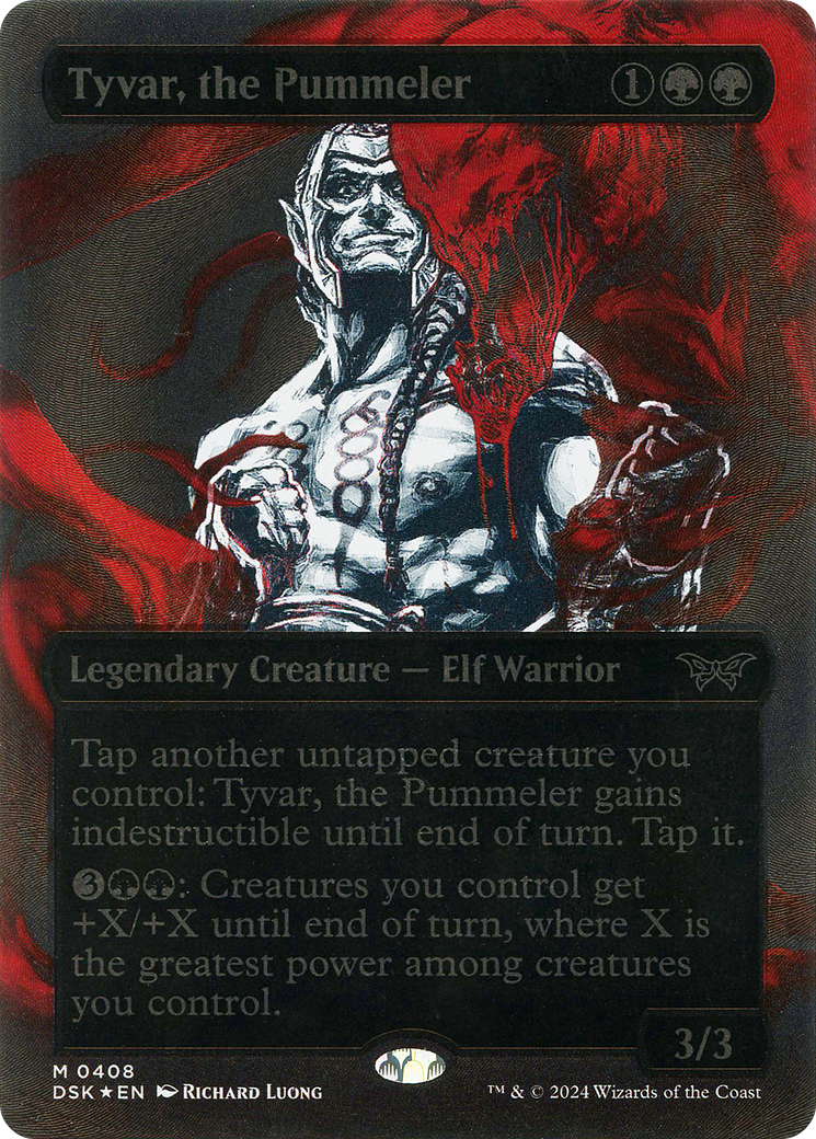 Tyvar, the Pummeler (Showcase) (Textured) [Duskmourn: House of Horror] | Grognard Games