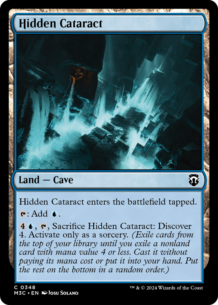 Hidden Cataract (Ripple Foil) [Modern Horizons 3 Commander] | Grognard Games