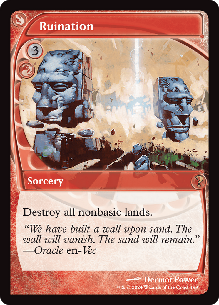 Ruination (Future Sight) [Mystery Booster 2] | Grognard Games