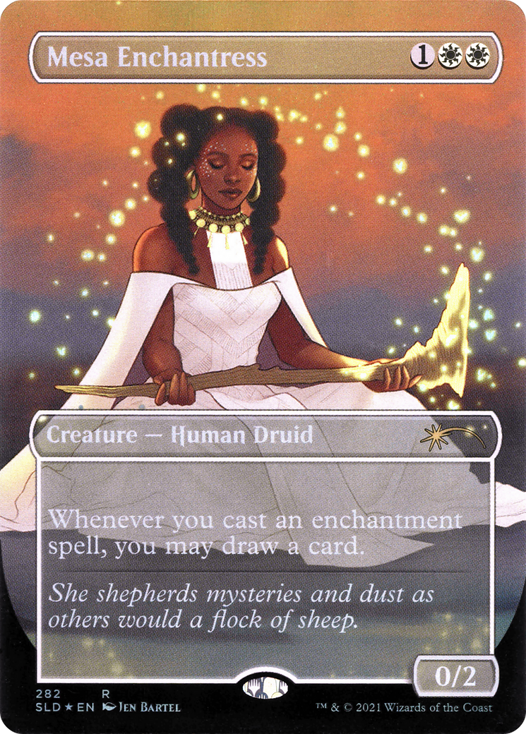 Mesa Enchantress (Borderless) [Secret Lair Drop Series] | Grognard Games