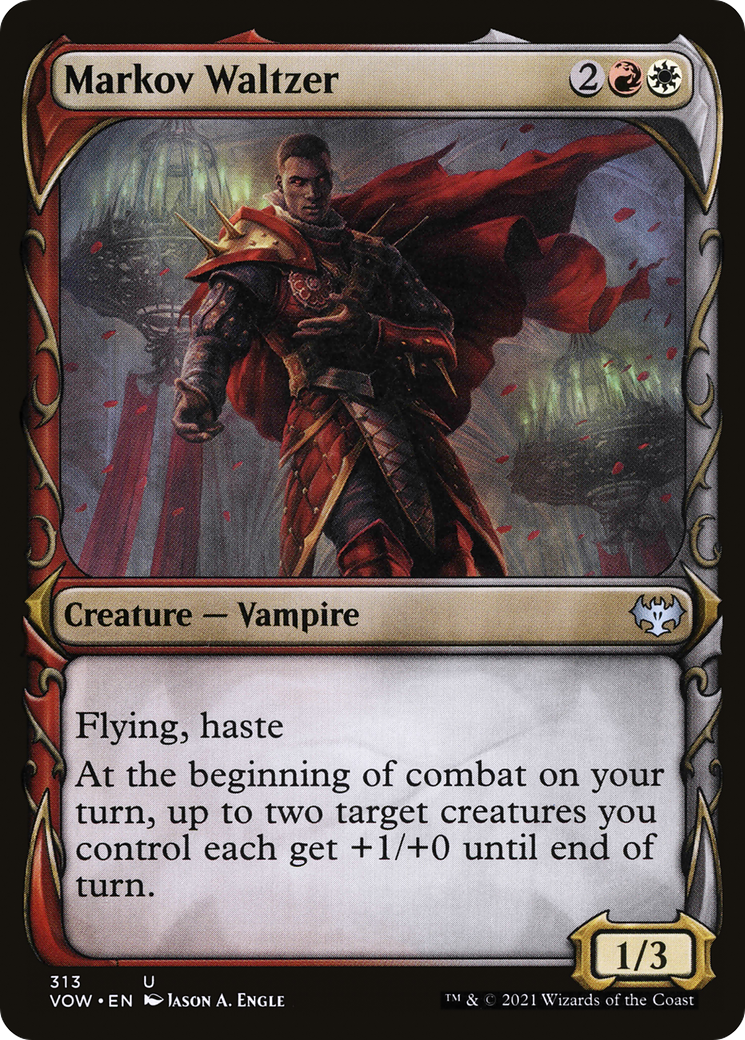 Markov Waltzer (Showcase Fang Frame) [Innistrad: Crimson Vow] | Grognard Games