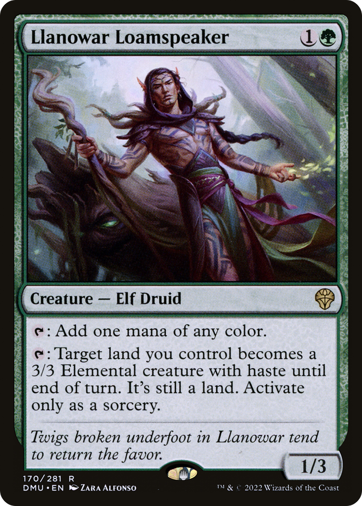 Llanowar Loamspeaker [Dominaria United] | Grognard Games