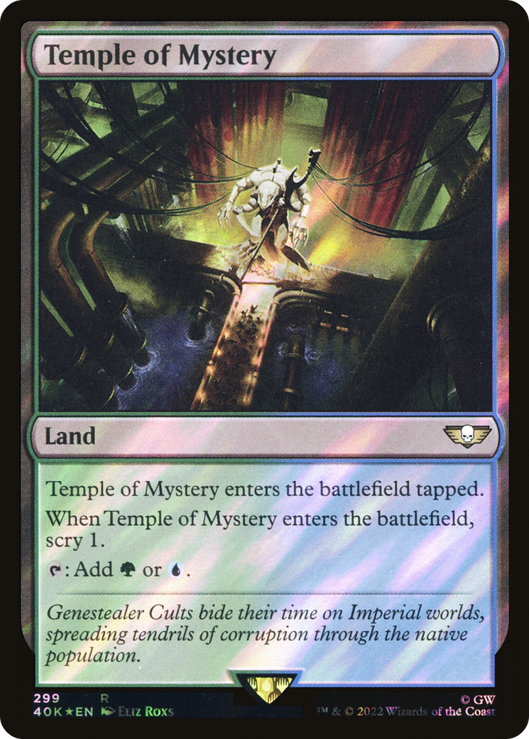 Temple of Mystery (Surge Foil) [Universes Beyond: Warhammer 40,000] | Grognard Games