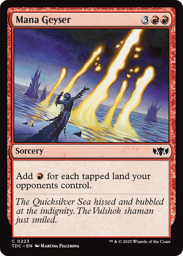 Mana Geyser [Tarkir: Dragonstorm Commander] | Grognard Games