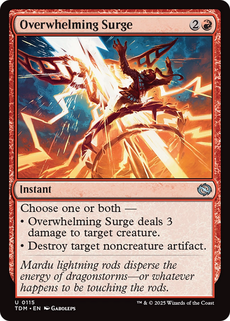 Overwhelming Surge [Tarkir: Dragonstorm] | Grognard Games