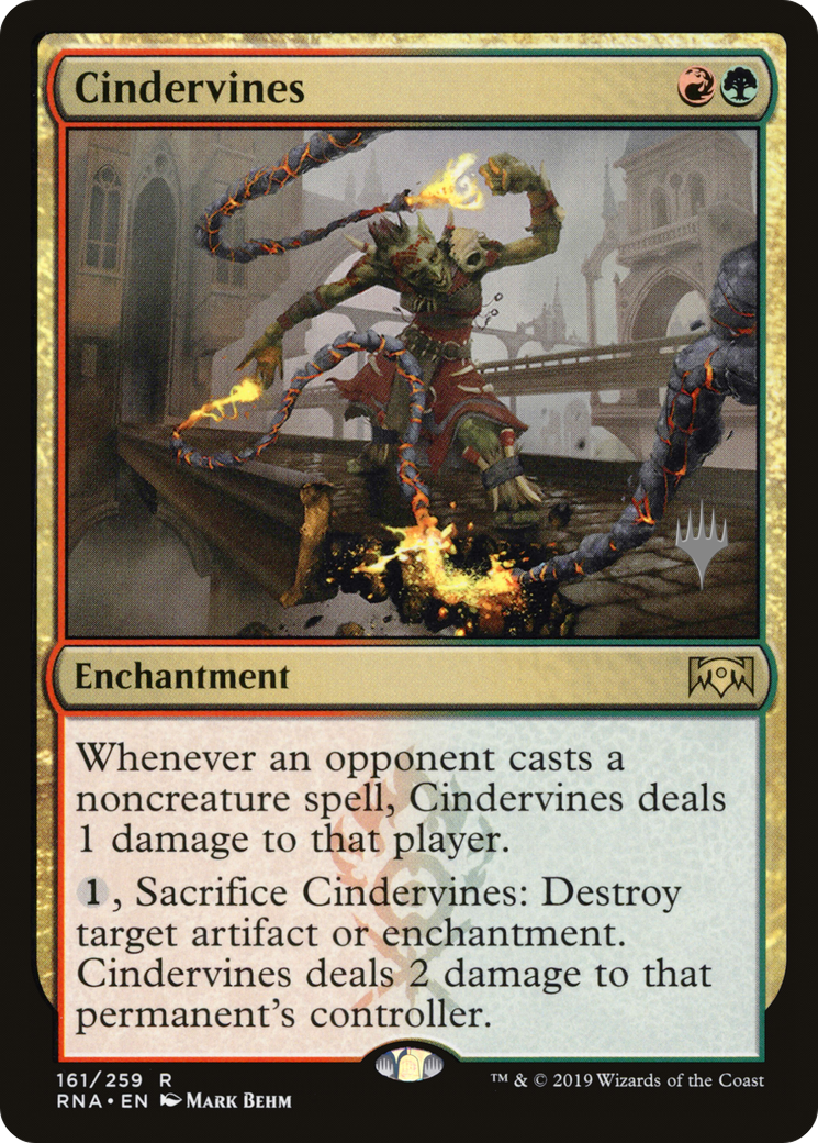 Cindervines (Promo Pack) [Ravnica Allegiance Promos] | Grognard Games