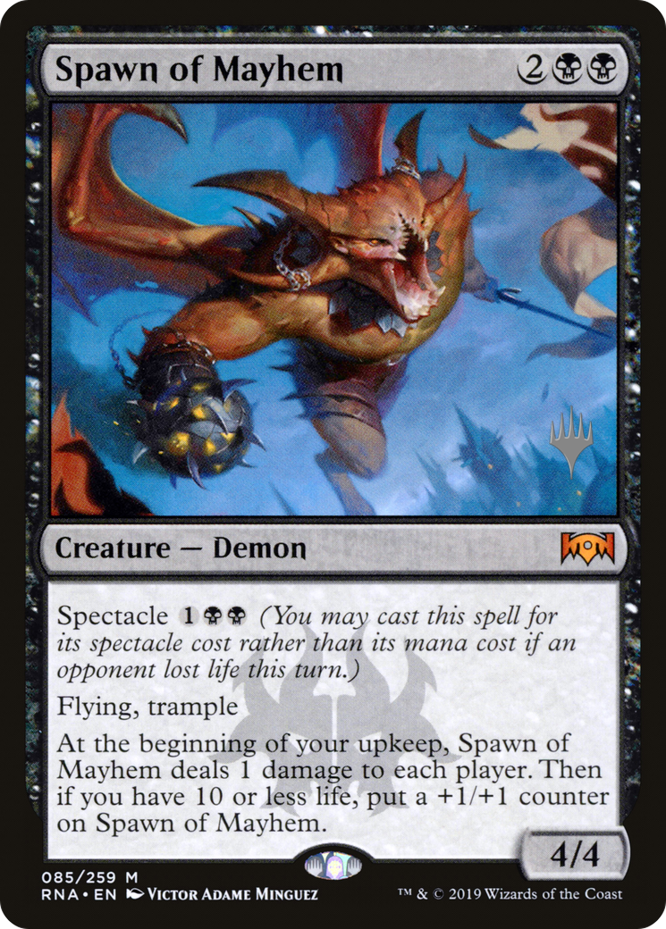 Spawn of Mayhem (Promo Pack) [Ravnica Allegiance Promos] | Grognard Games