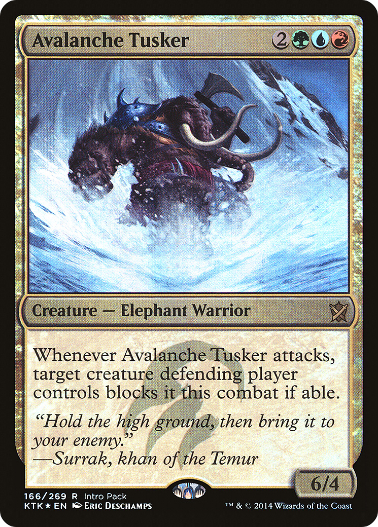 Avalanche Tusker (Intro Pack) [Khans of Tarkir Promos] | Grognard Games
